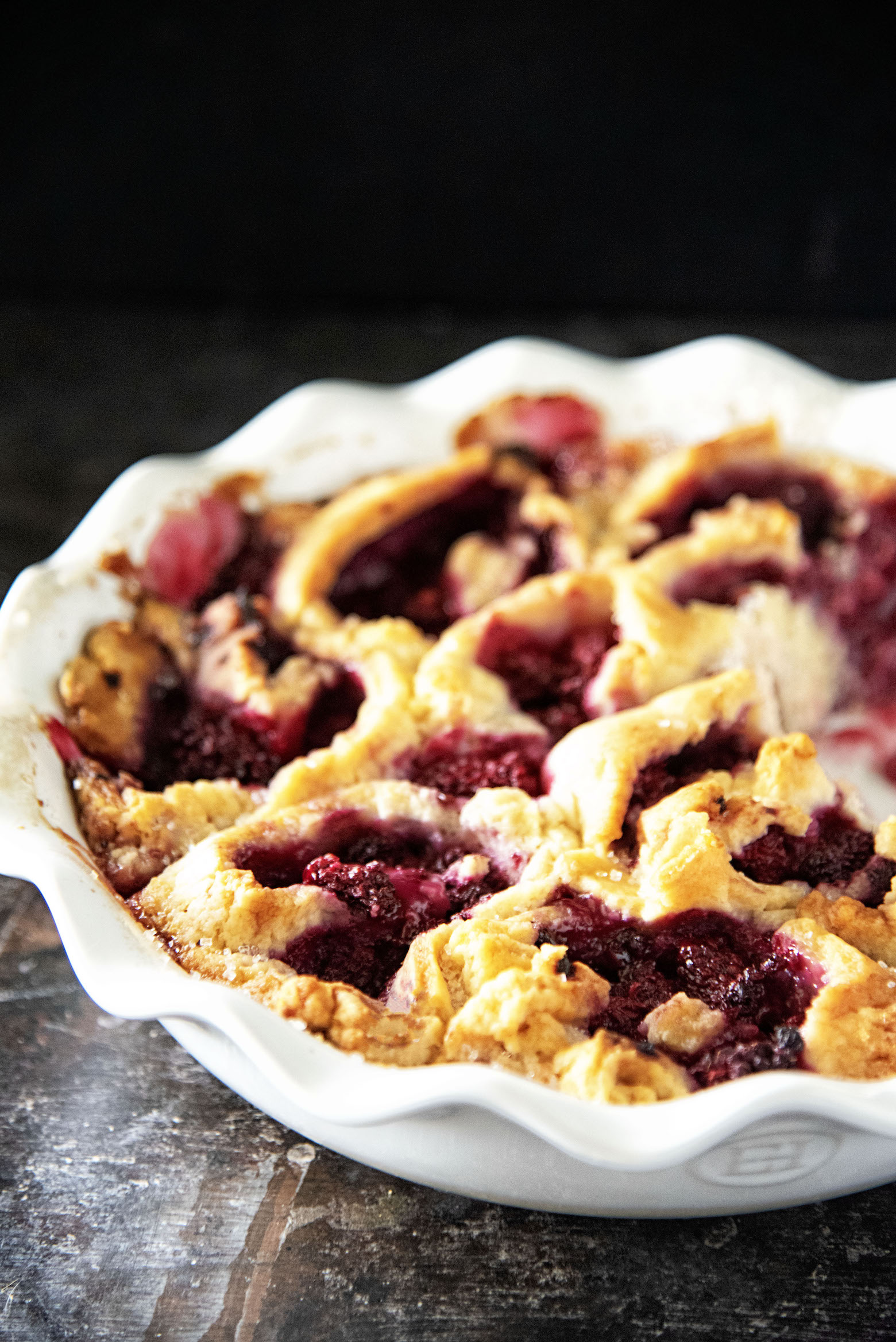 Tayberry Biscuit Cobbler 