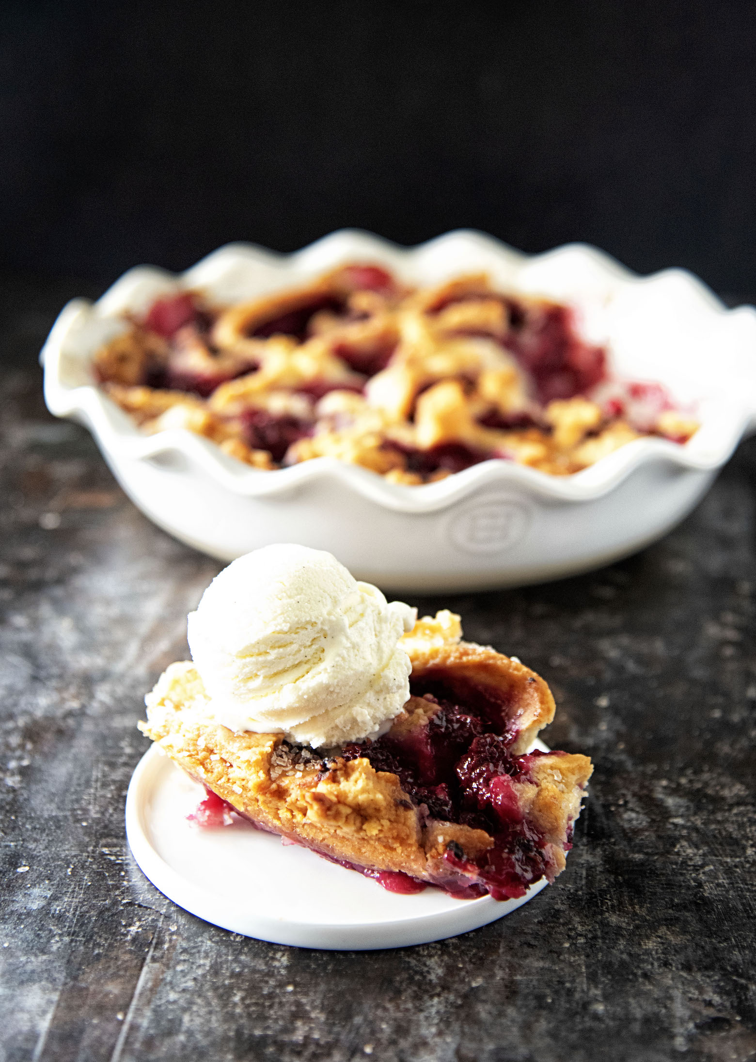 Tayberry Biscuit Cobbler
