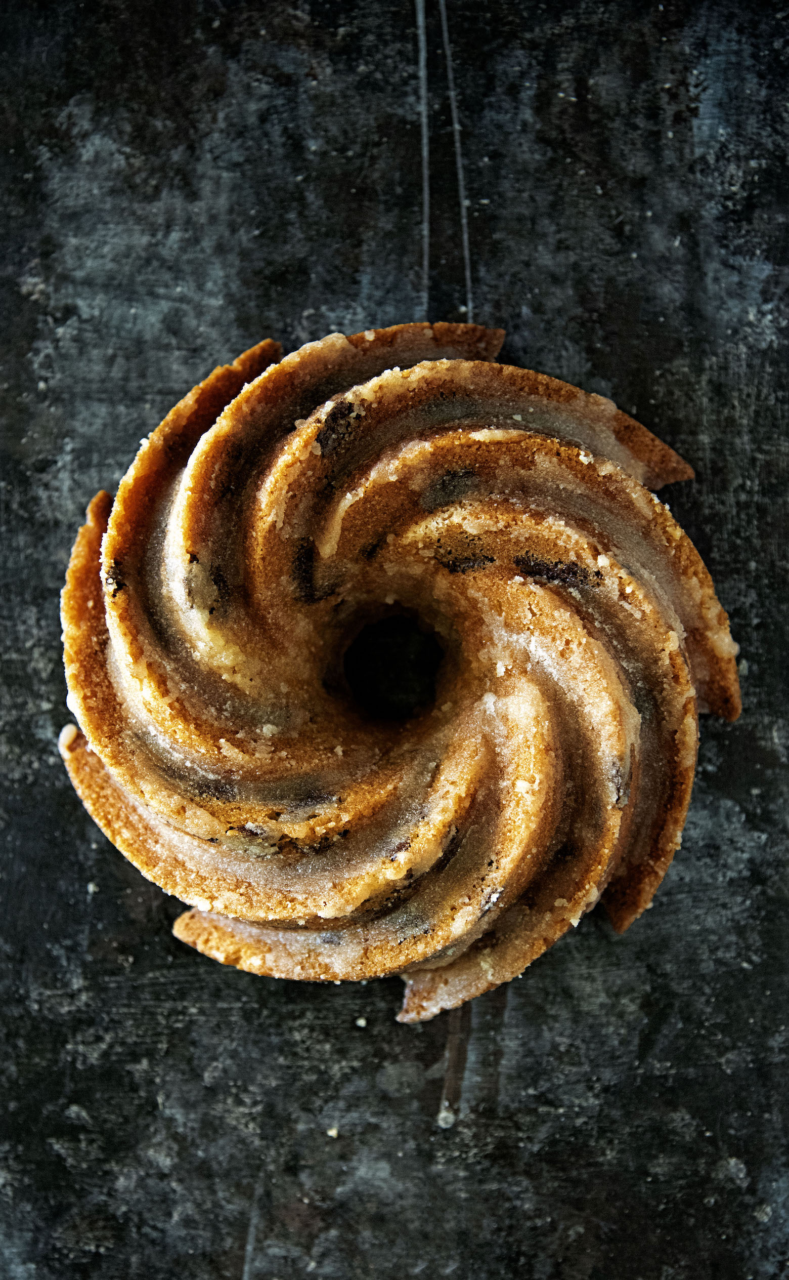 Bourbon Brown Butter Chocolate Chip Cake 