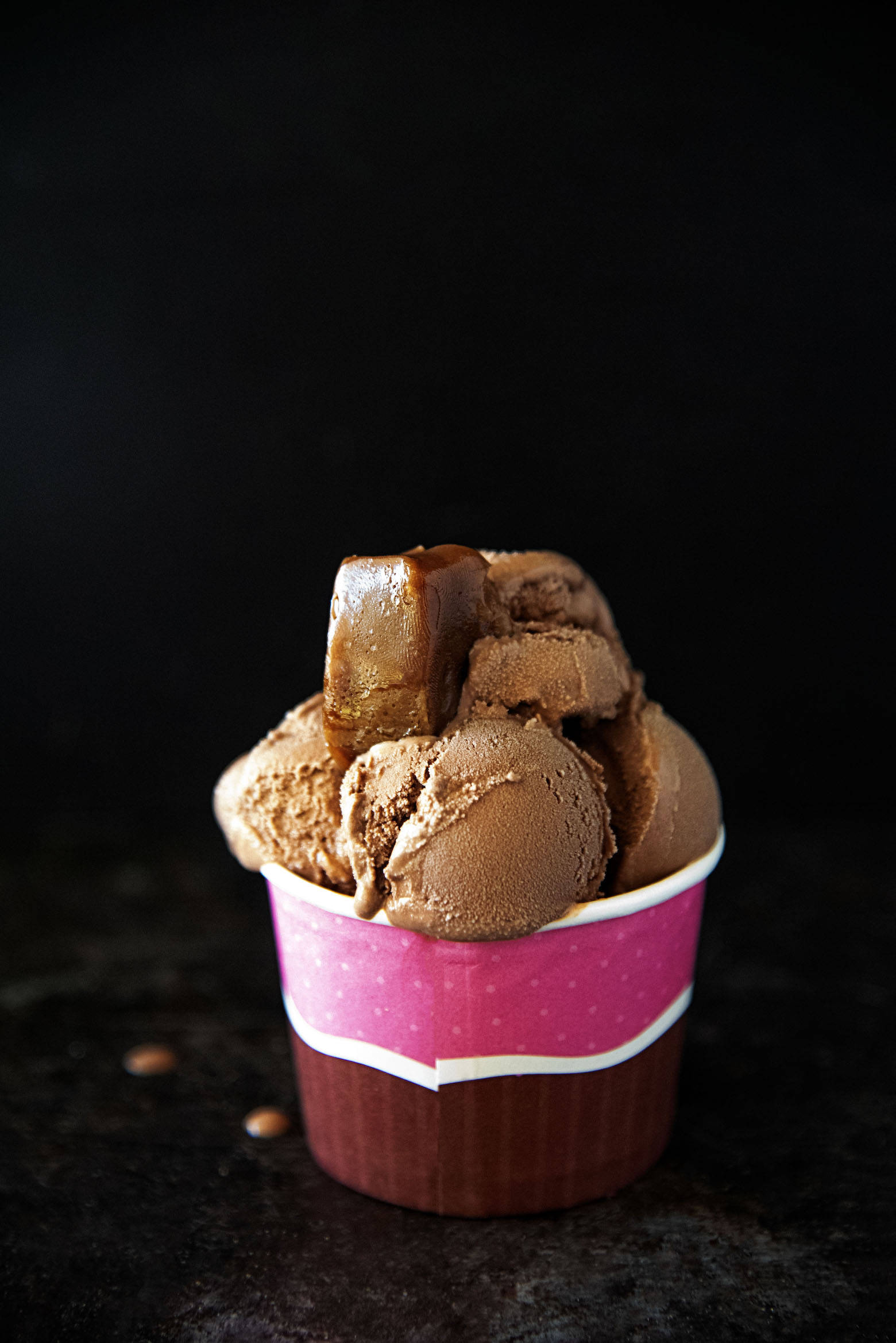 Chocolate Ice Cream Caramels 