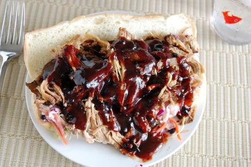 Huckleberry BBQ Pulled Pork Sandwich