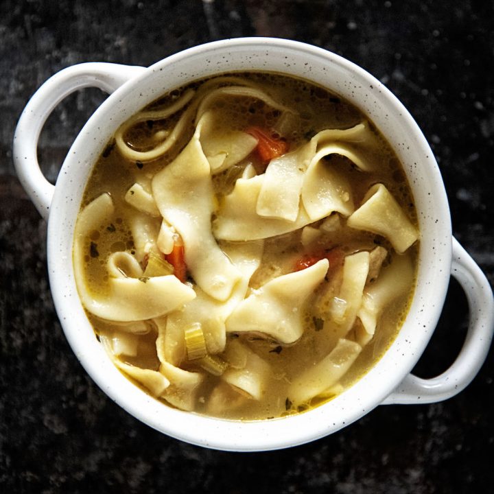 Chickenless-Chicken Noodle Soup