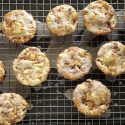 Cider Glazed Apple Fritter Muffins