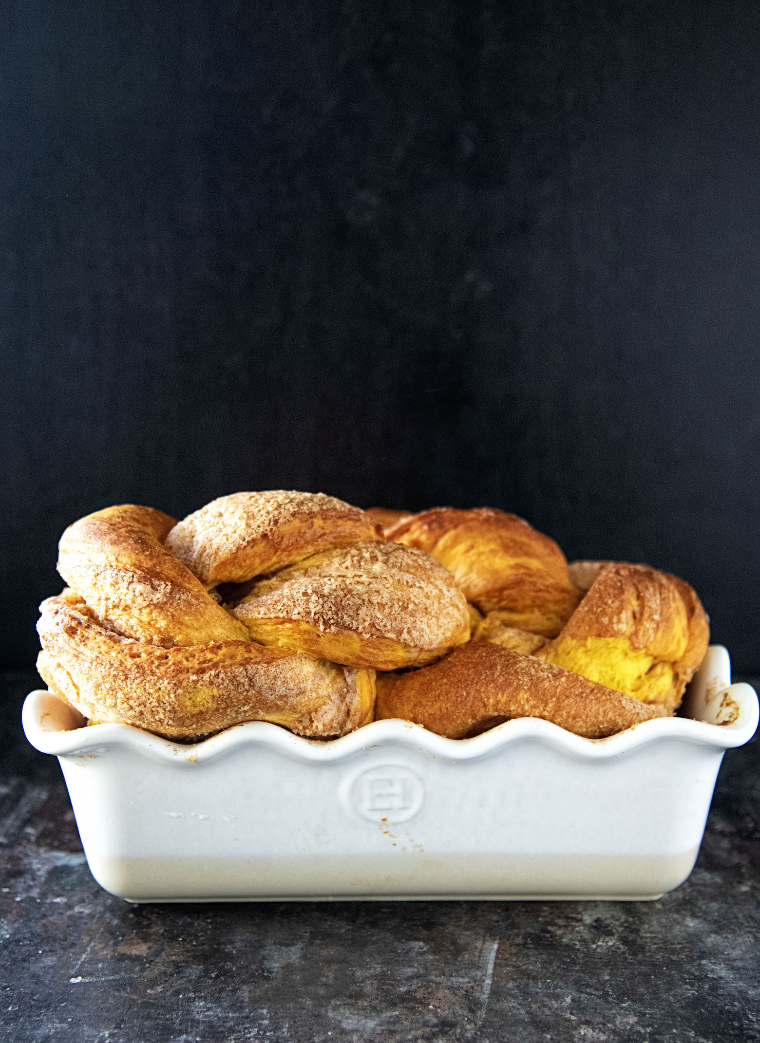 Cinnamon Sugar Pumpkin Brioche Twist