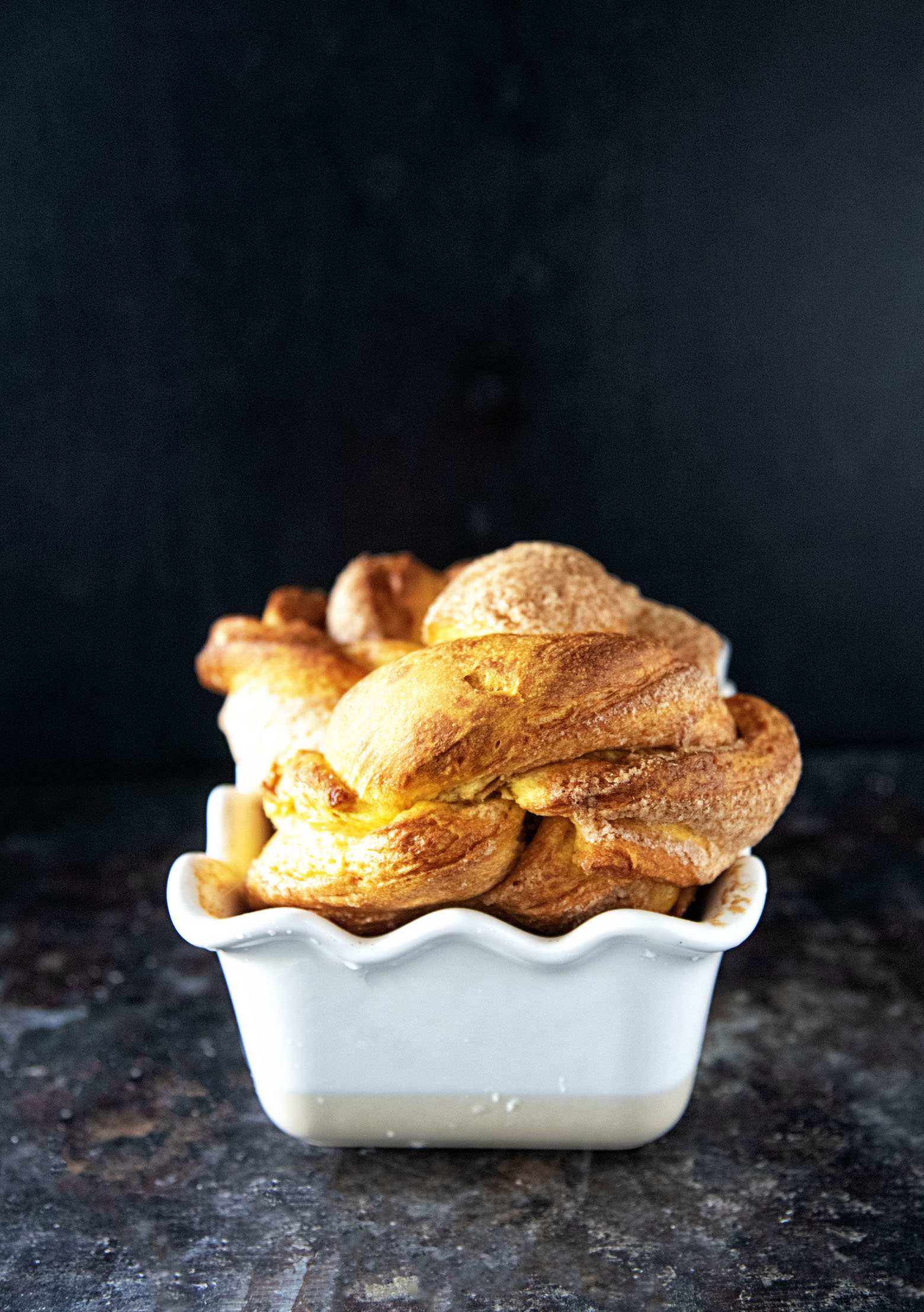 Cinnamon Sugar Pumpkin Brioche Twist