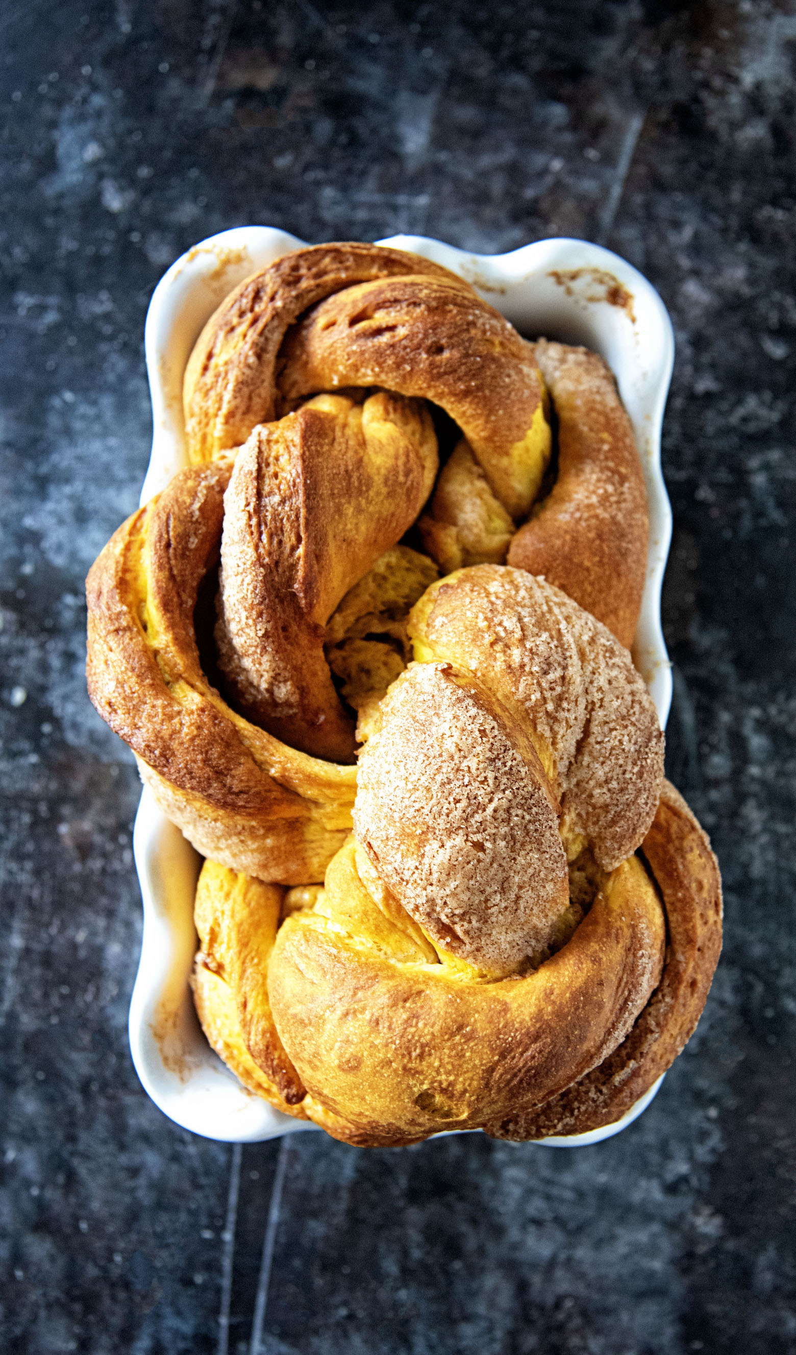 Cinnamon Sugar Pumpkin Brioche Twist 