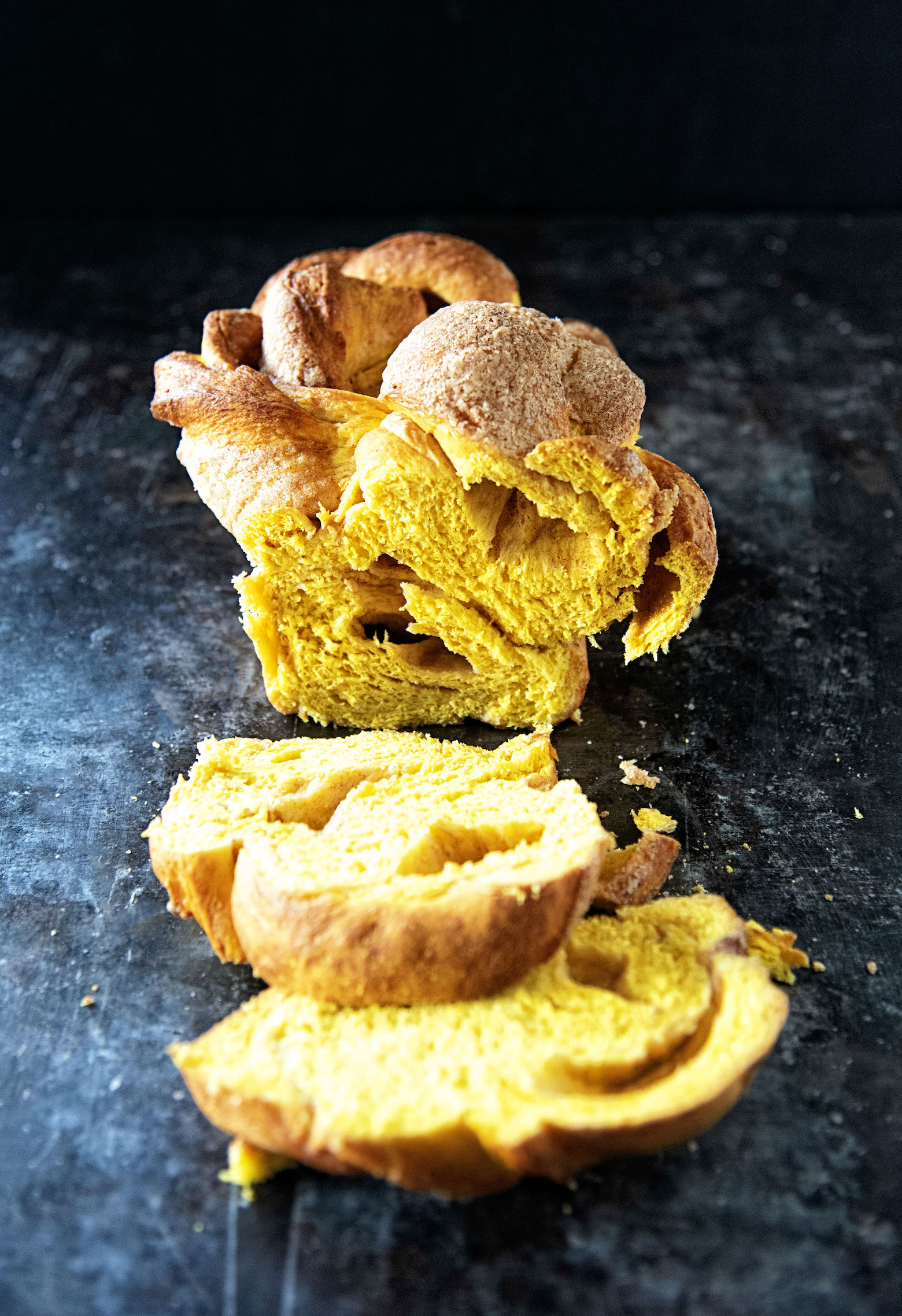 Cinnamon Sugar Pumpkin Brioche Twist