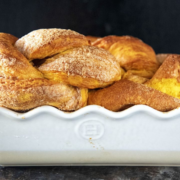 Cinnamon Sugar Pumpkin Brioche Twist