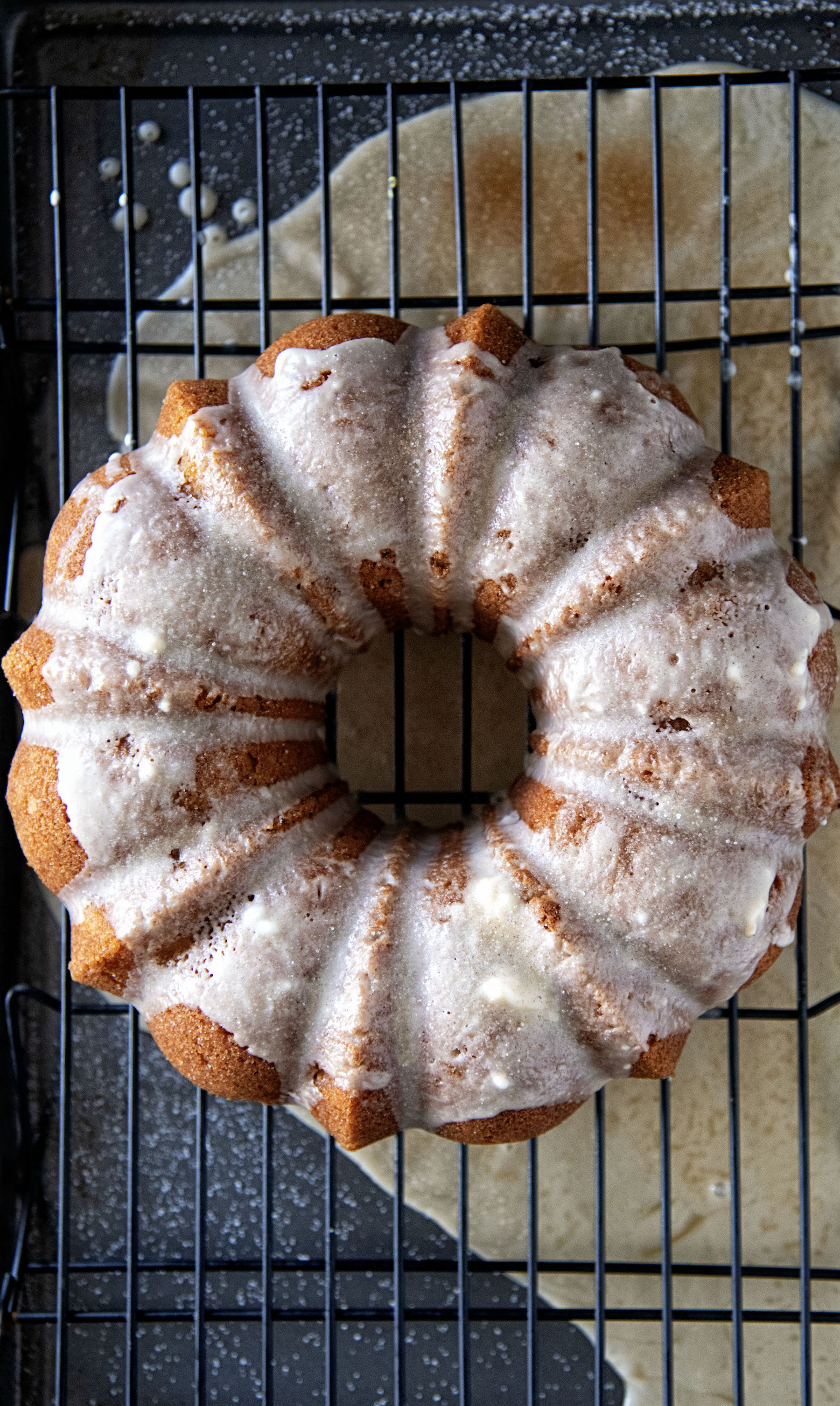 Glazed Apple Cider Donut Cake