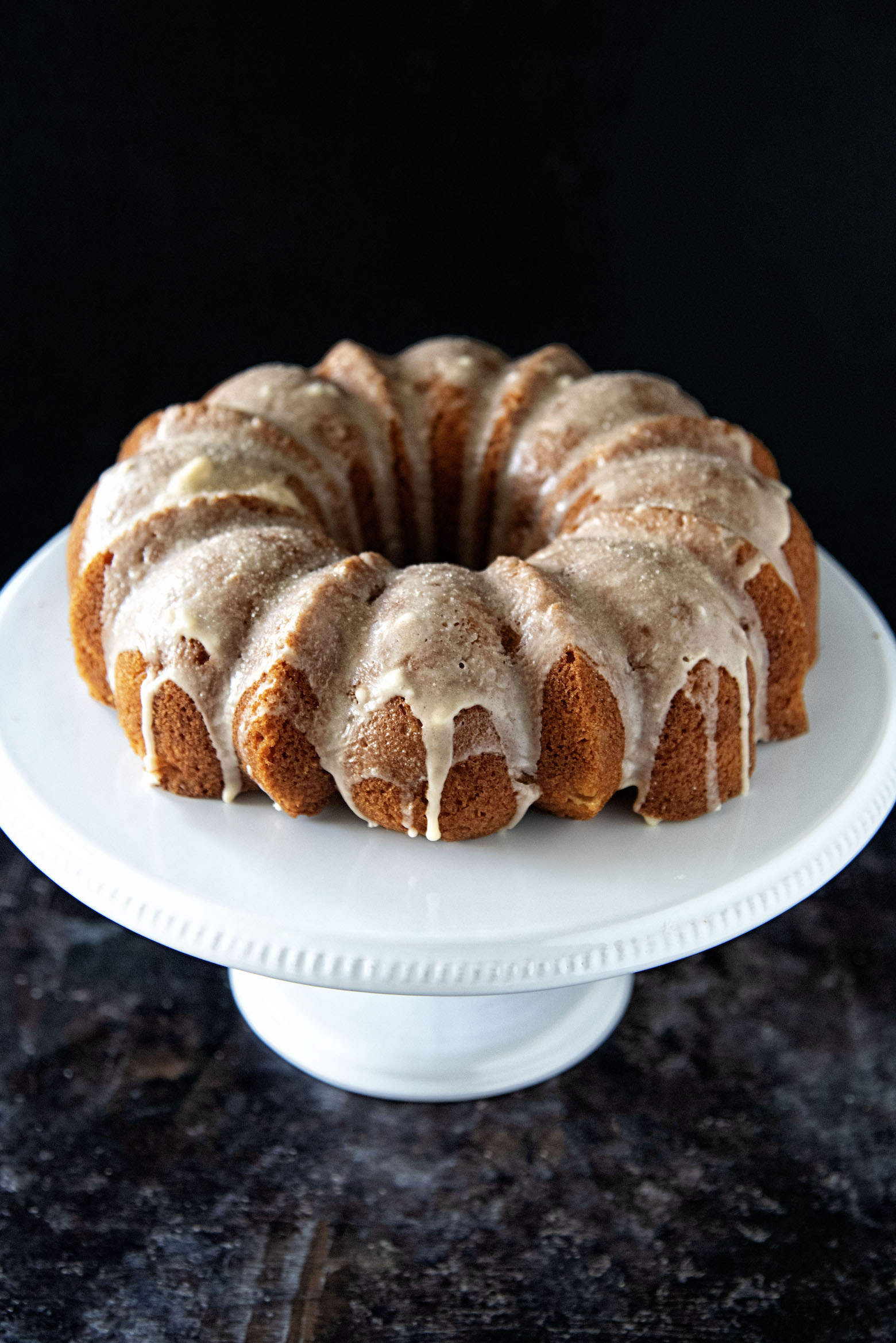 Glazed Apple Cider Donut Cake