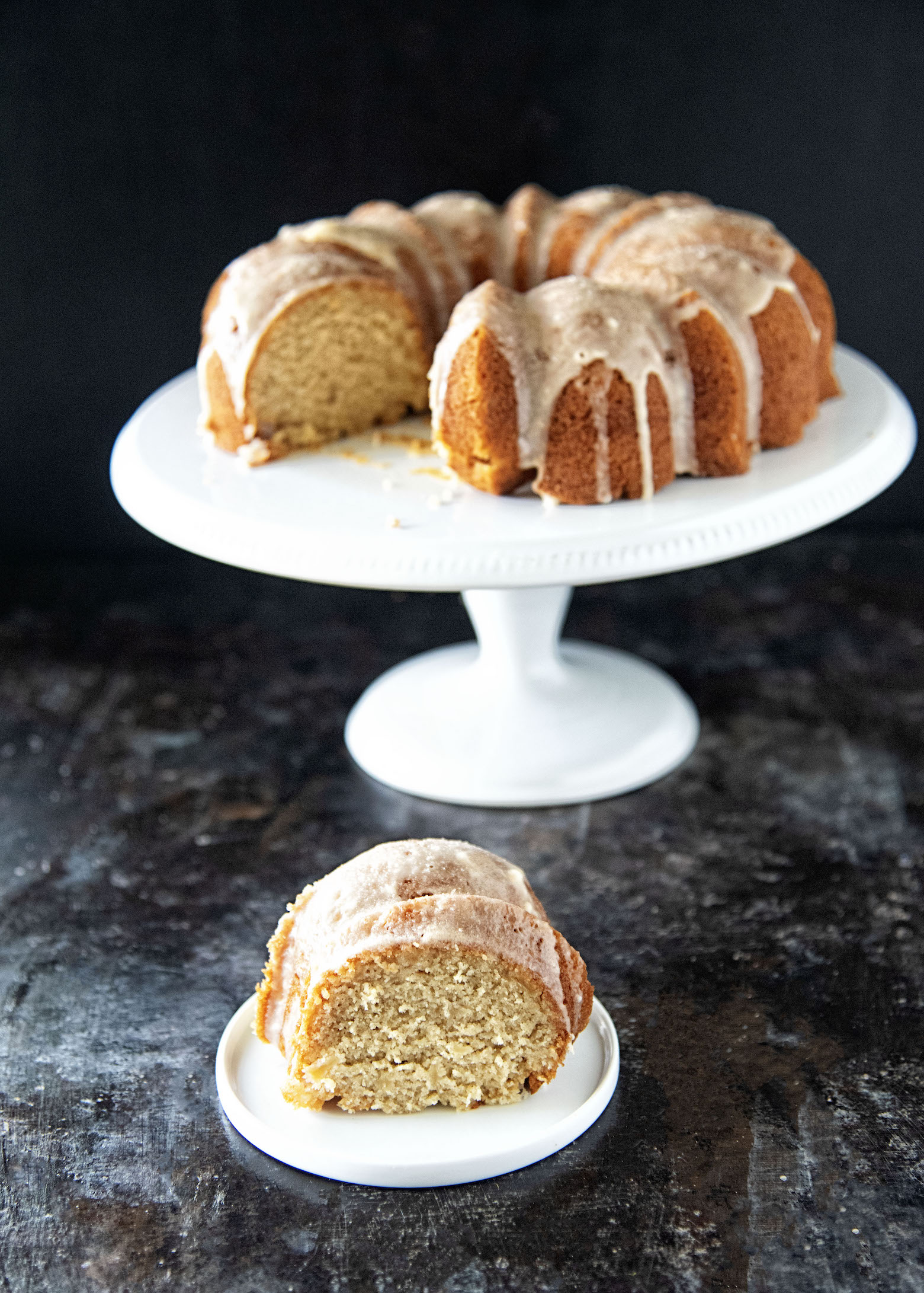 Glazed Apple Cider Donut Cake