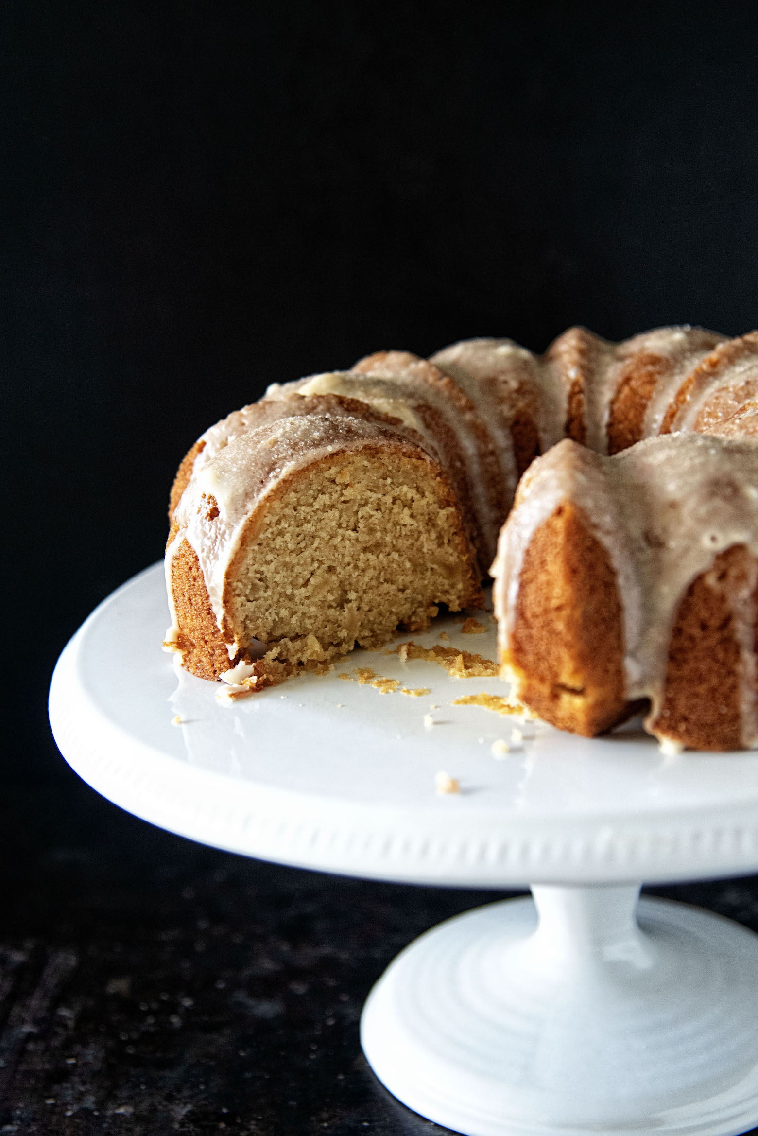 Glazed Apple Cider Donut Cake