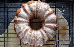 Glazed Apple Cider Donut Cake