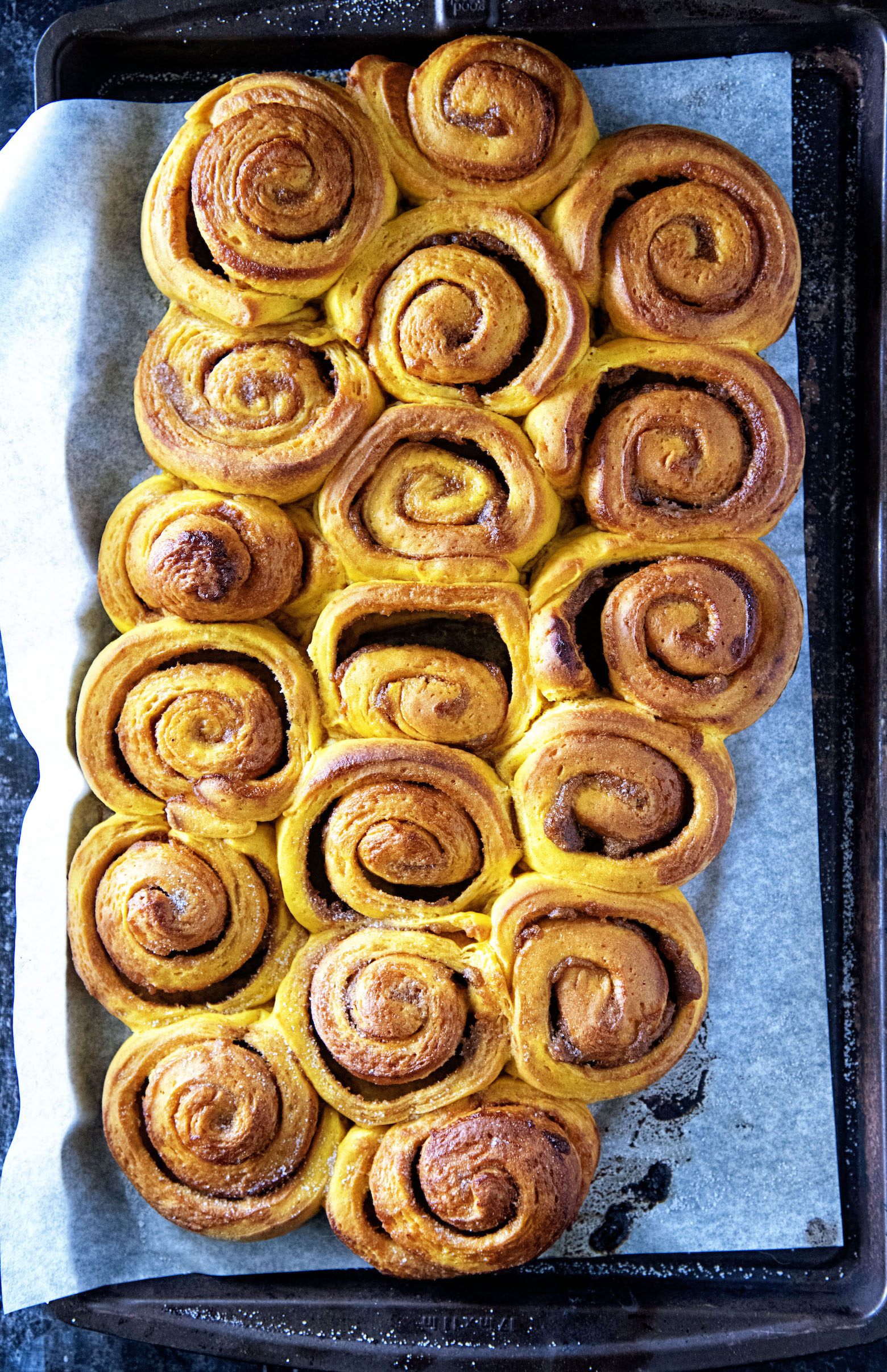 Maple Glazed Pumpkin Pie Cinnamon Roll Loaf