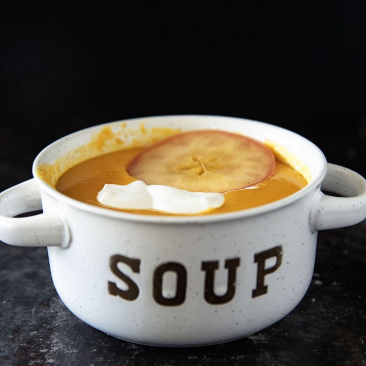 Sweet Potato Apple Cider Soup