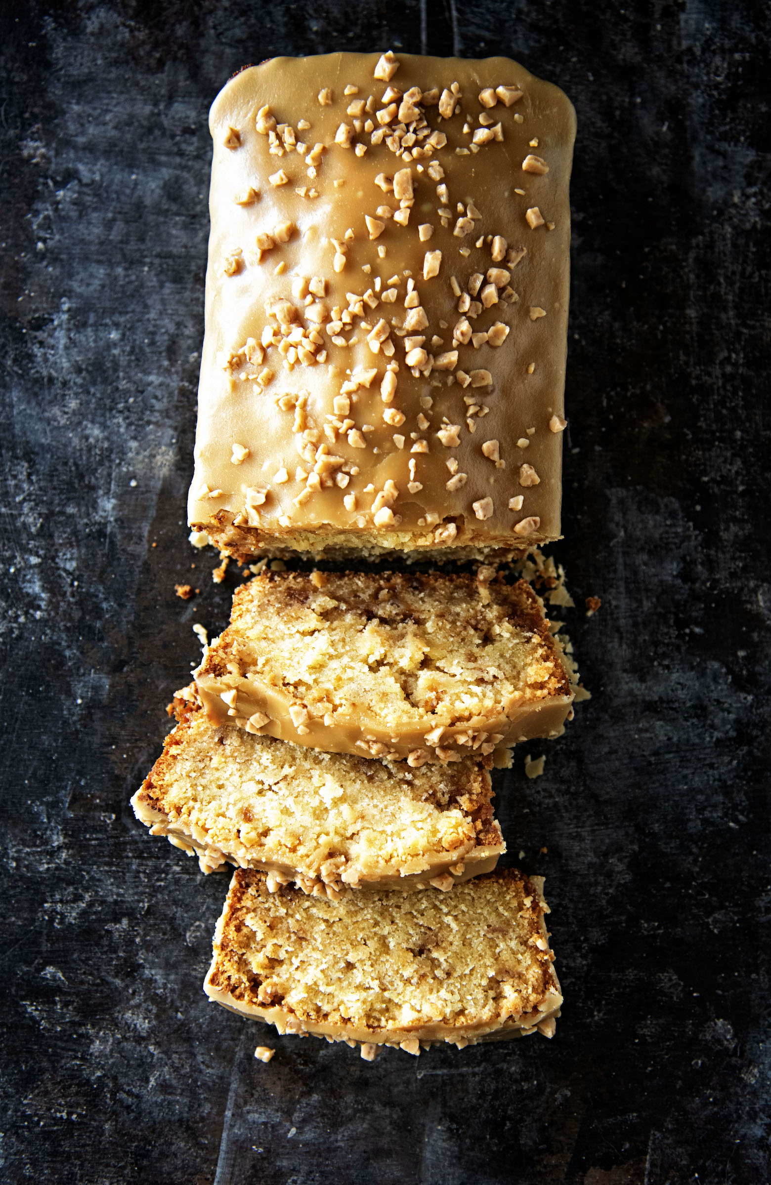 Toffee Apple Cider Pound Cake