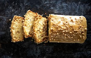Toffee Apple Cider Pound Cake