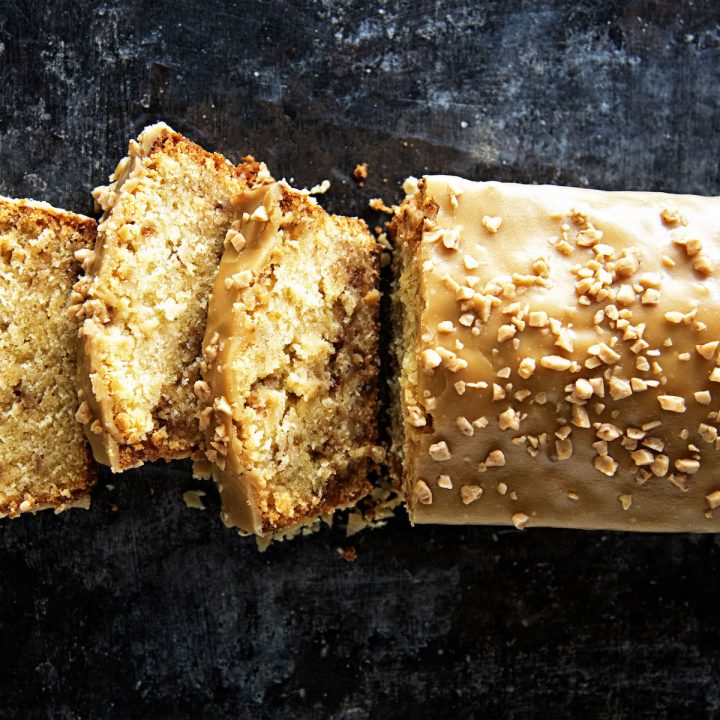 Toffee Apple Cider Pound Cake