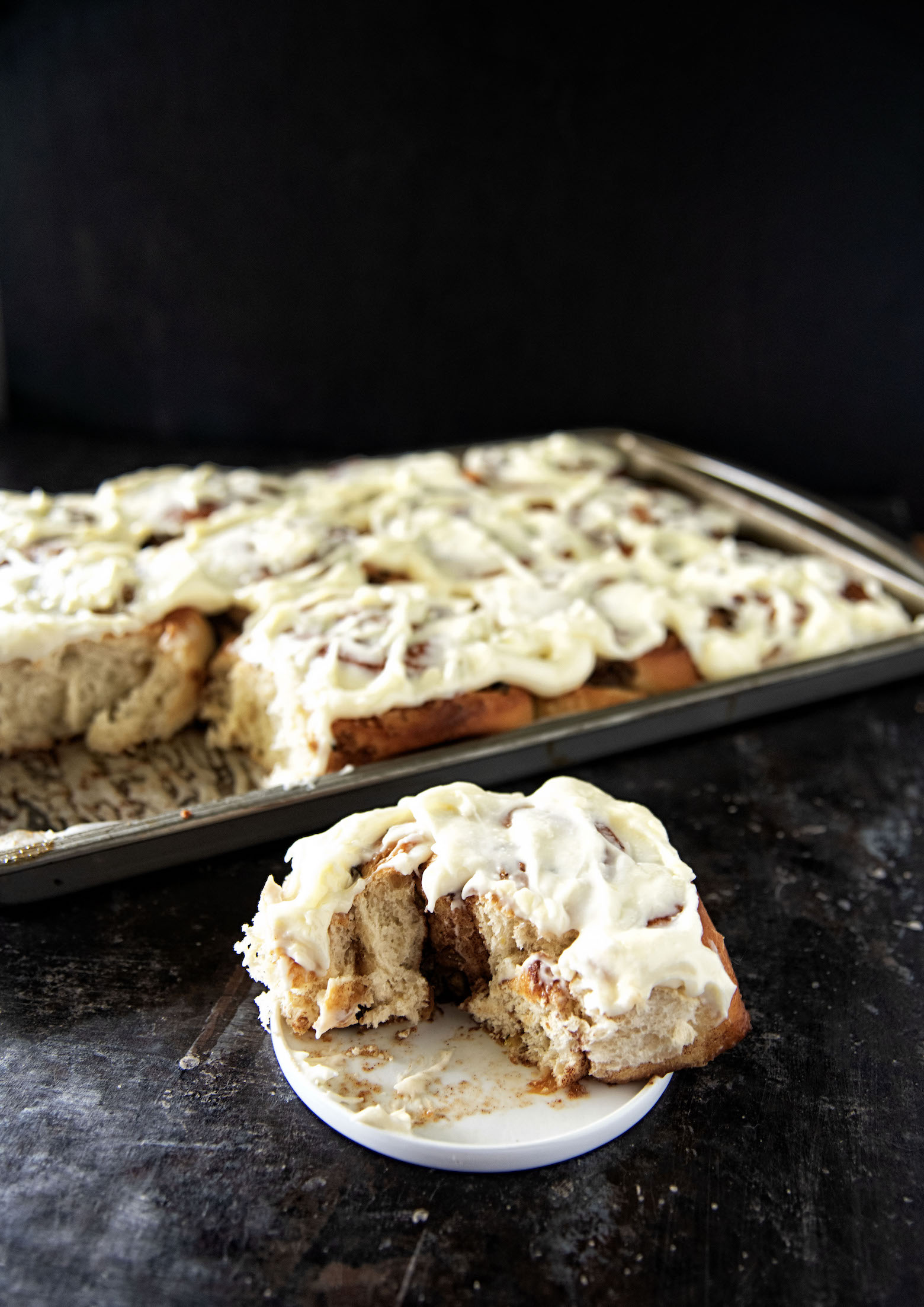 Zucchini Lemon Pistachio Cinnamon Rolls 