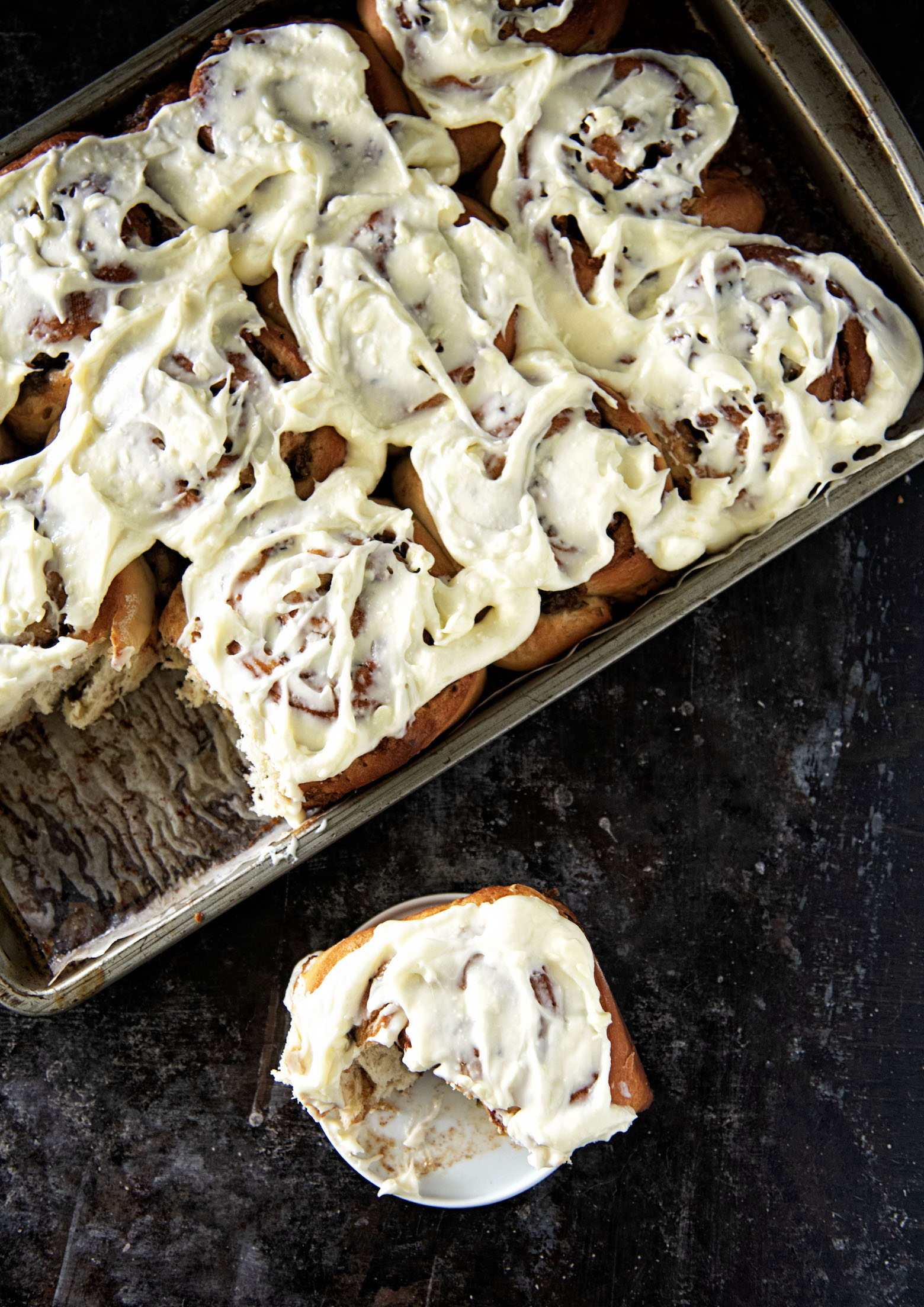Zucchini Lemon Pistachio Cinnamon Rolls