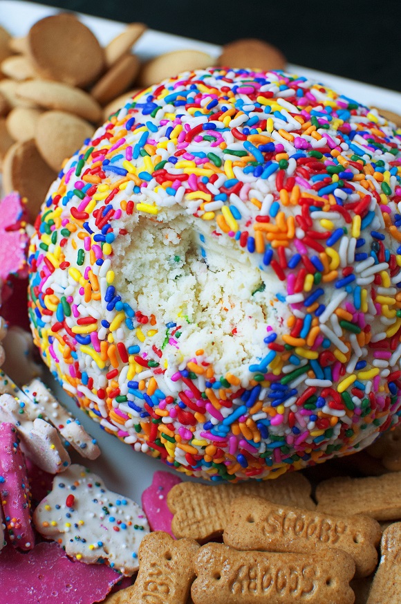 Cake Batter Cheesecake Cheeseball