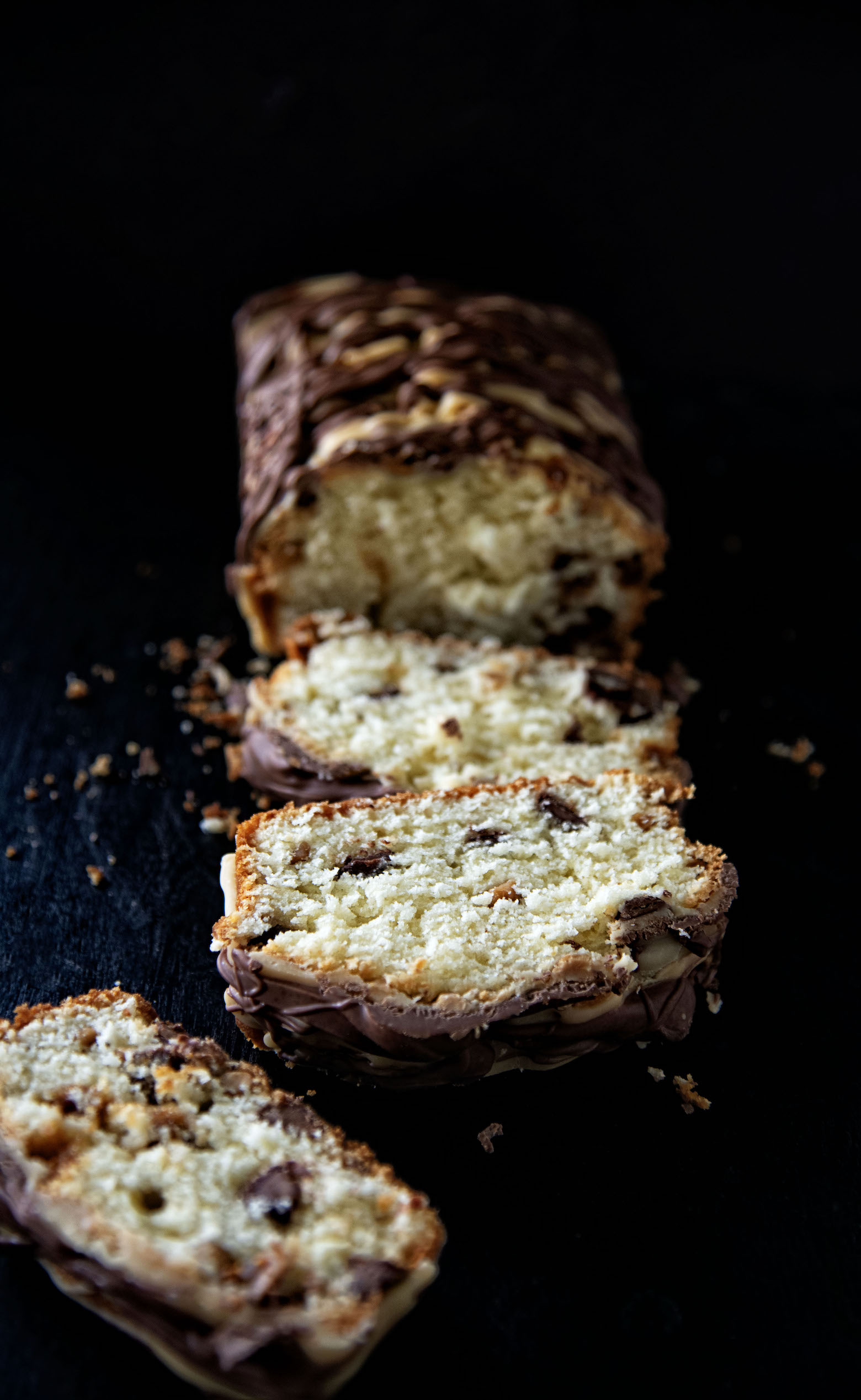 Chocolate Peanut Caramel Quick Bread