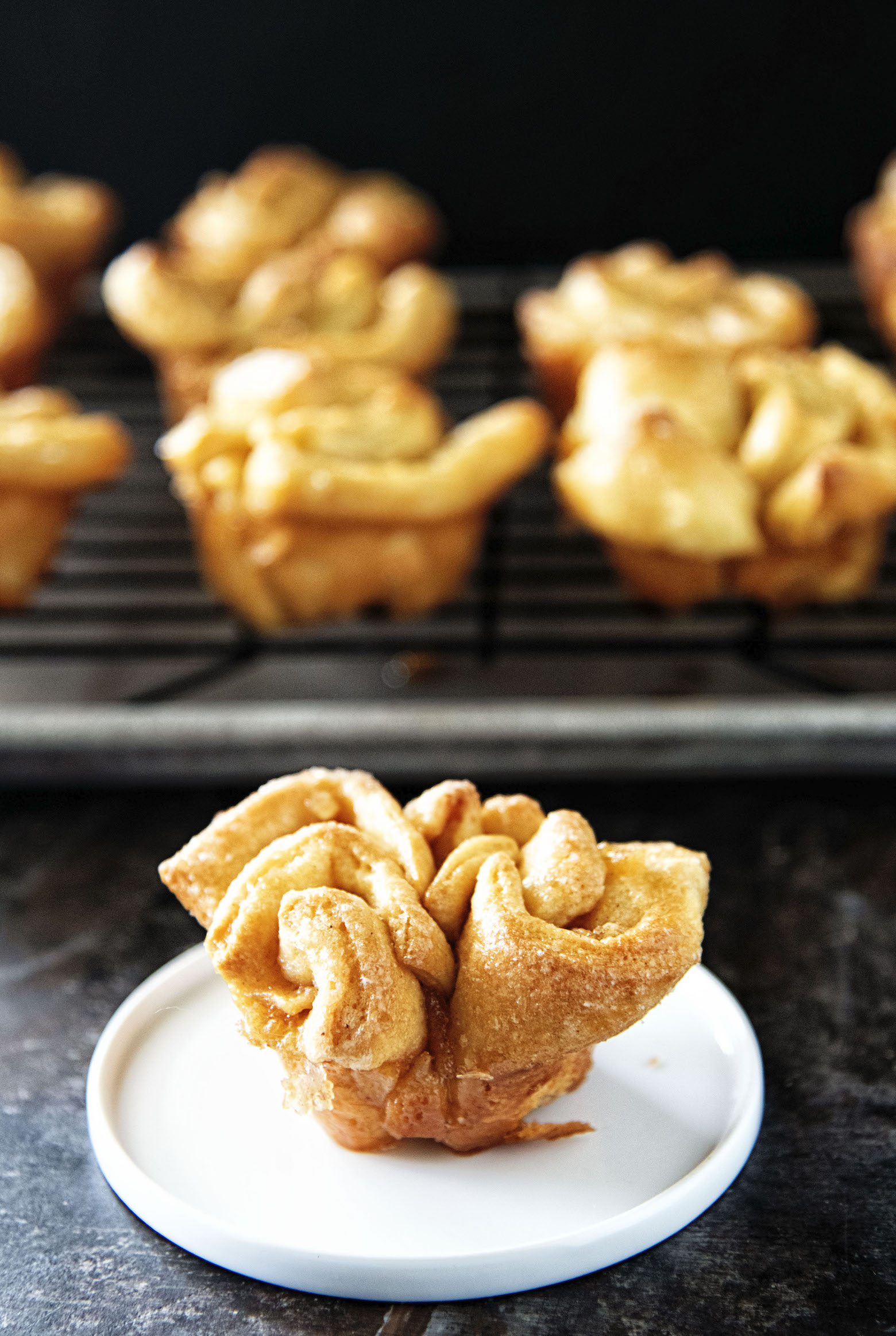 Cinnamon Sugar Apple Babka Buns