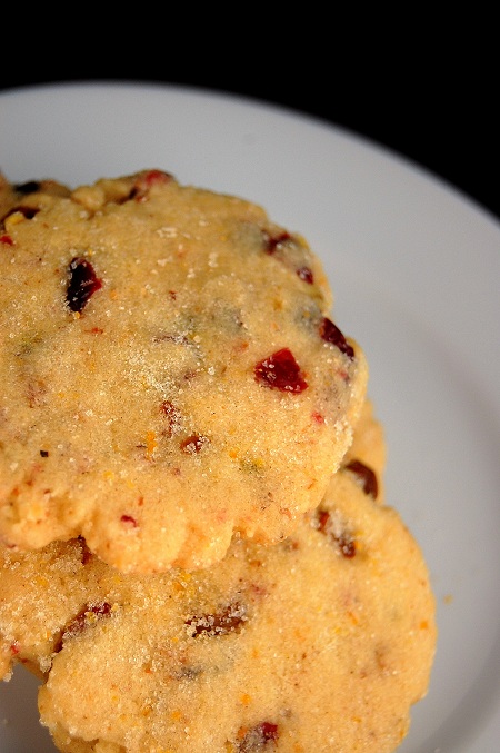 Cranberry Orange Pistachio Cookies