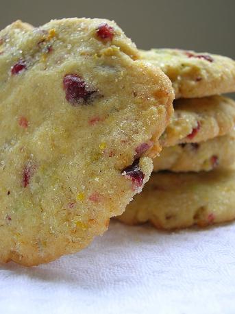 Cranberry Orange Pistachio Cookies