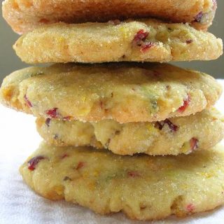 Cranberry Orange Pistachio Cookies