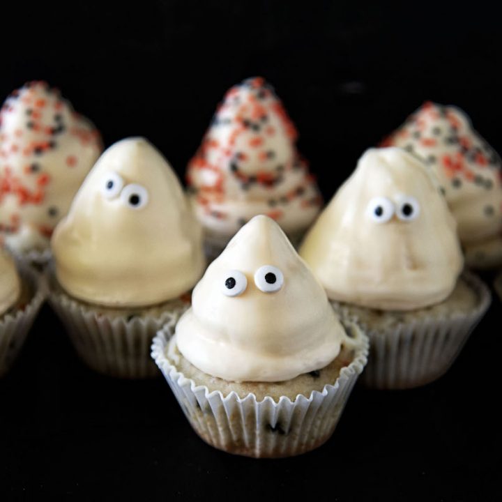 Ghost High Hat Cupcakes