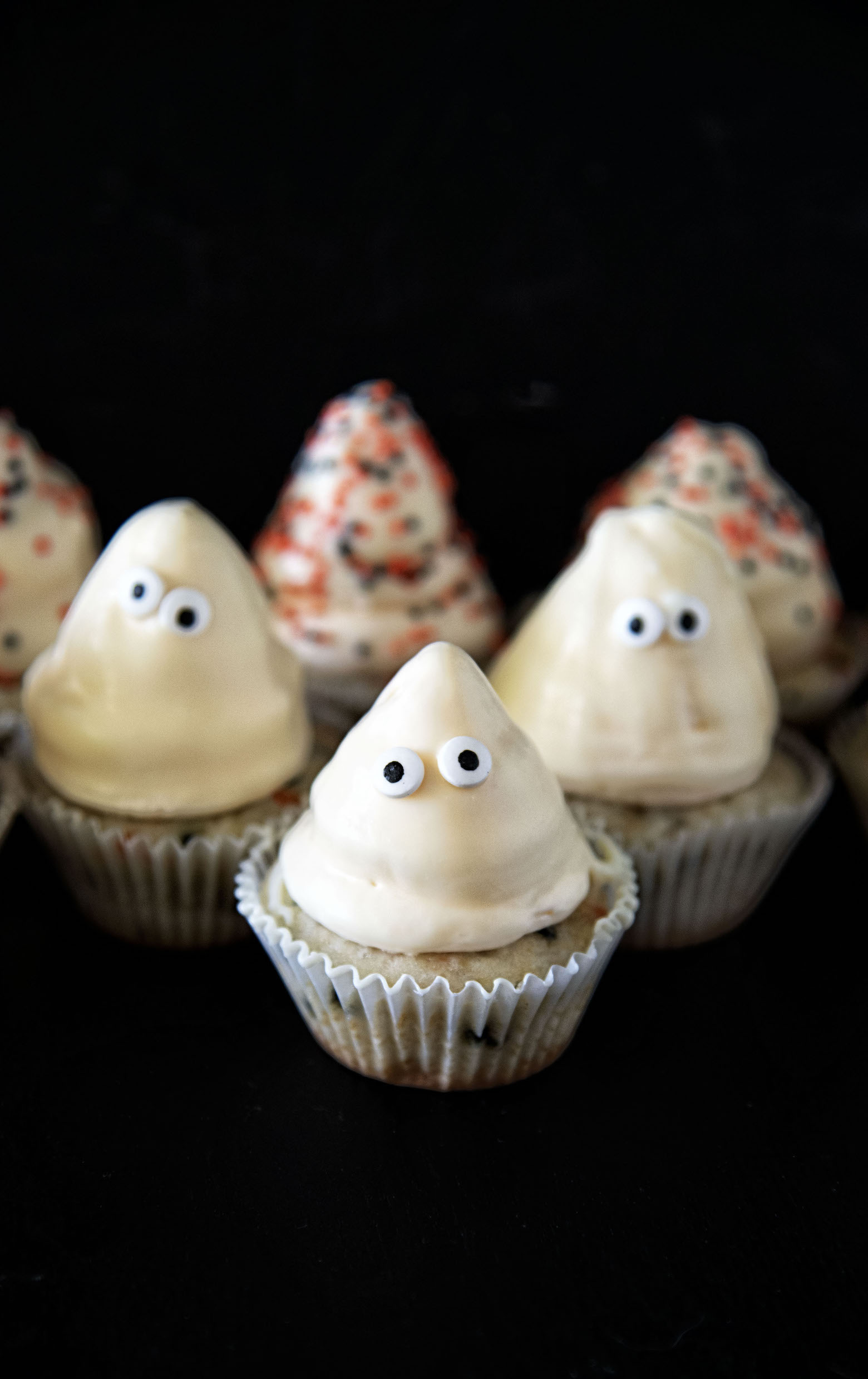 Ghost High Hat Cupcakes