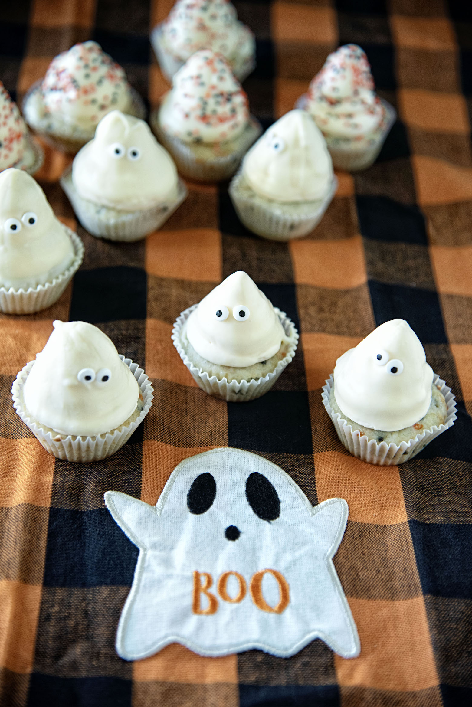 Ghost High Hat Cupcakes