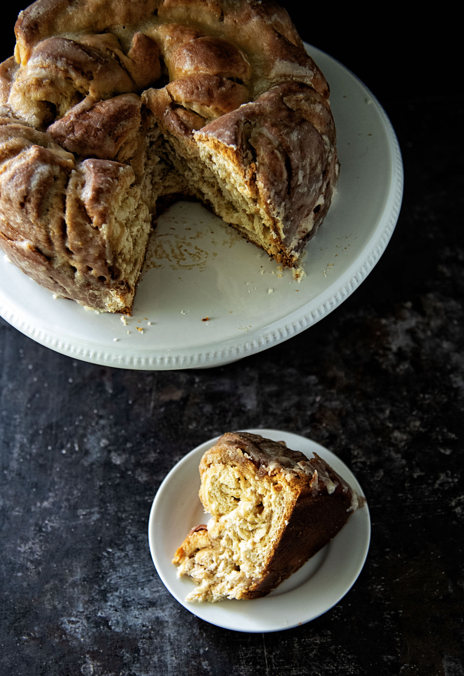 Hot Buttered Rum Spiral Loaf