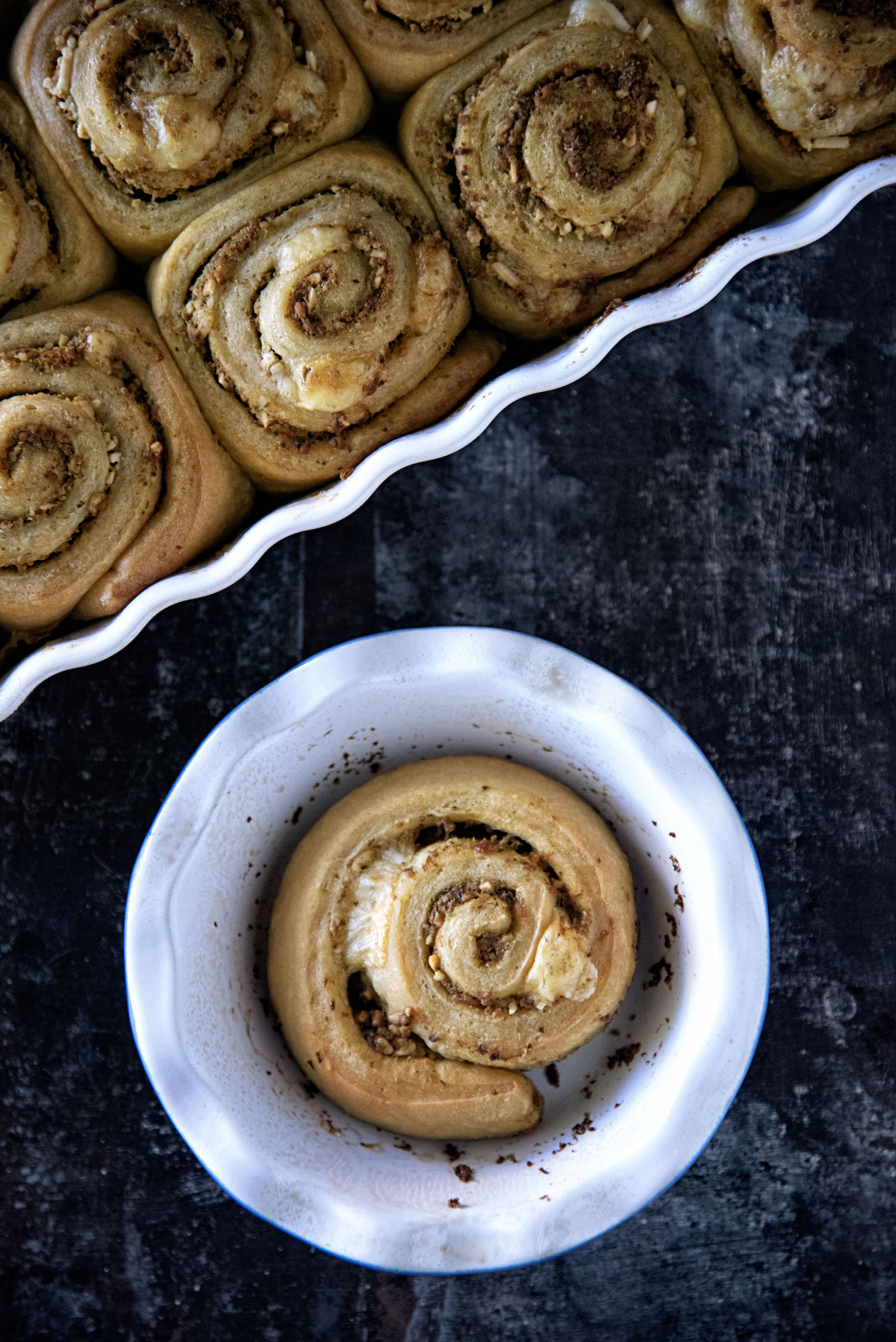 Pesto Cheese Pinwheel Rolls