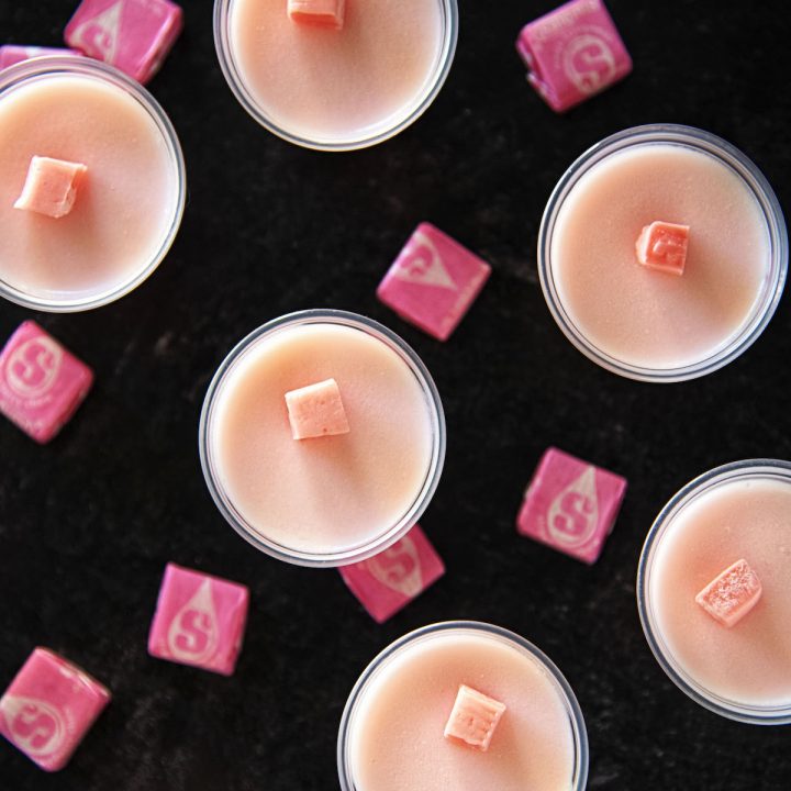 Pink Starburst Jelly Shots