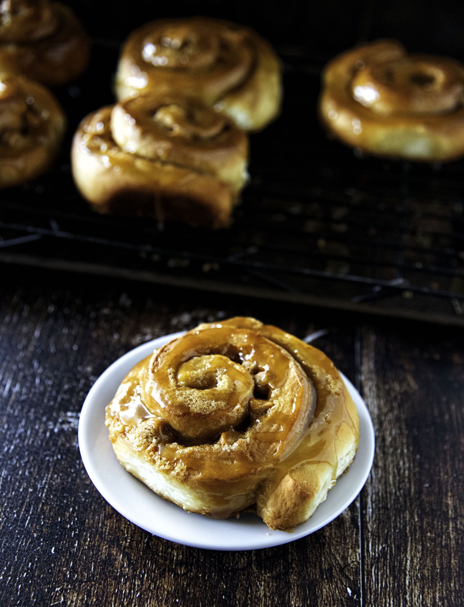 Bourbon Butterscotch Sweet Rolls