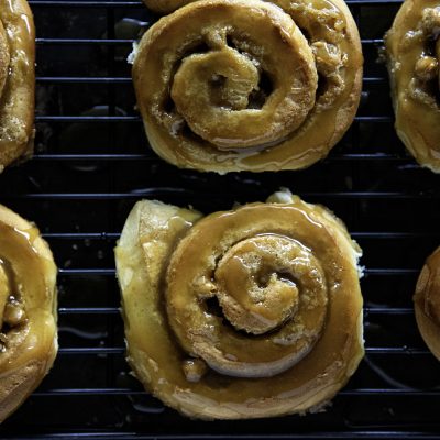 Bourbon Butterscotch Sweet Rolls