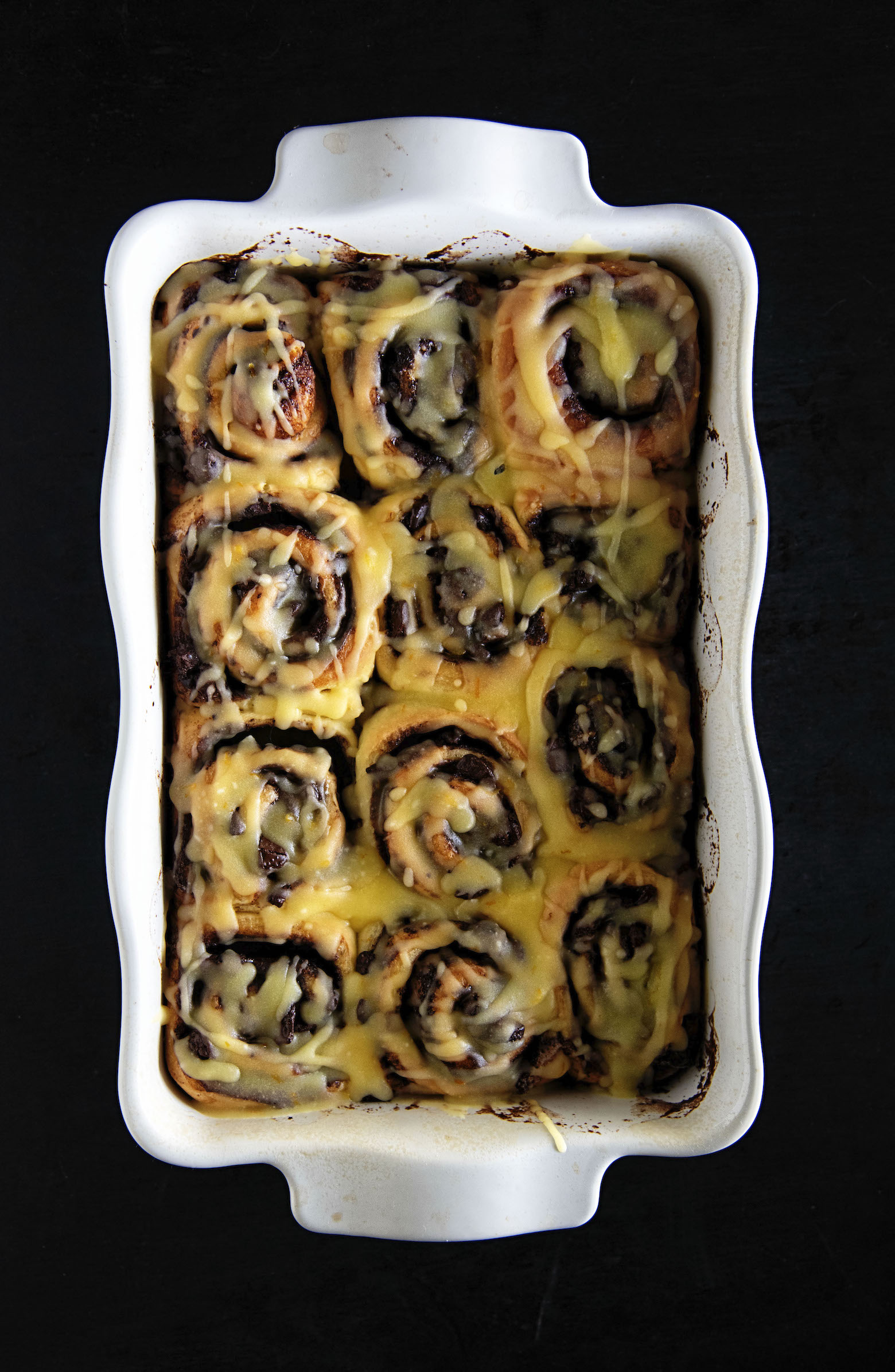 Chocolate Clementine Sweet Rolls