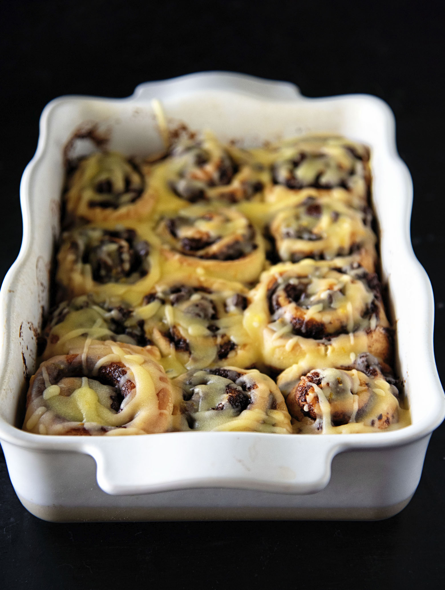 Chocolate Clementine Sweet Rolls 