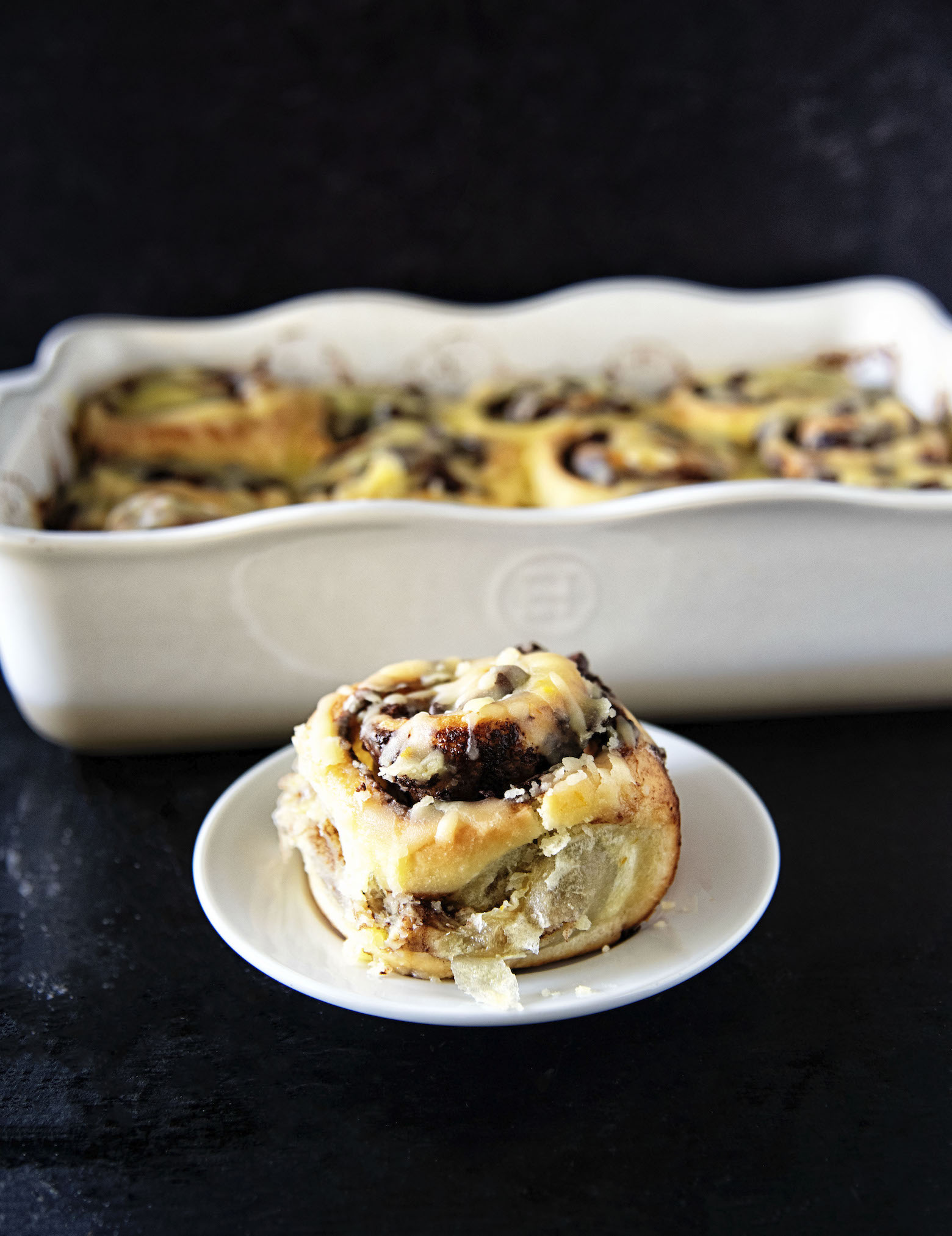 Chocolate Clementine Sweet Rolls 