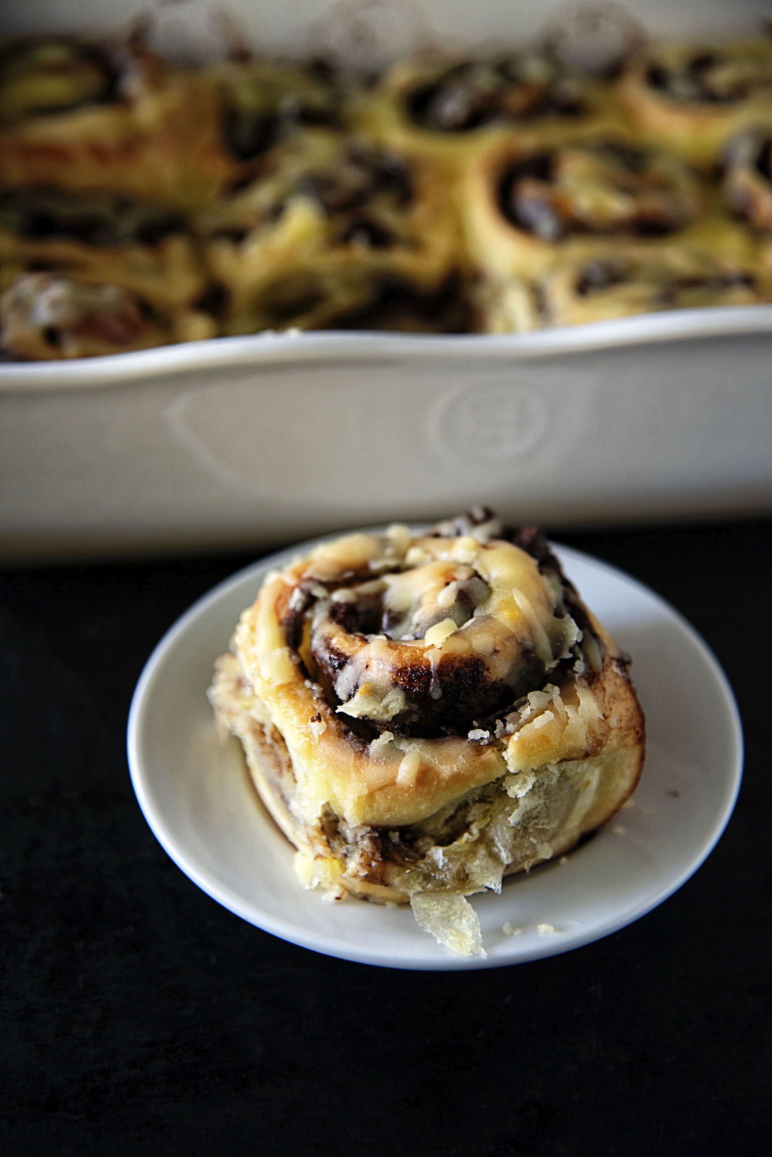 Chocolate Clementine Sweet Rolls 