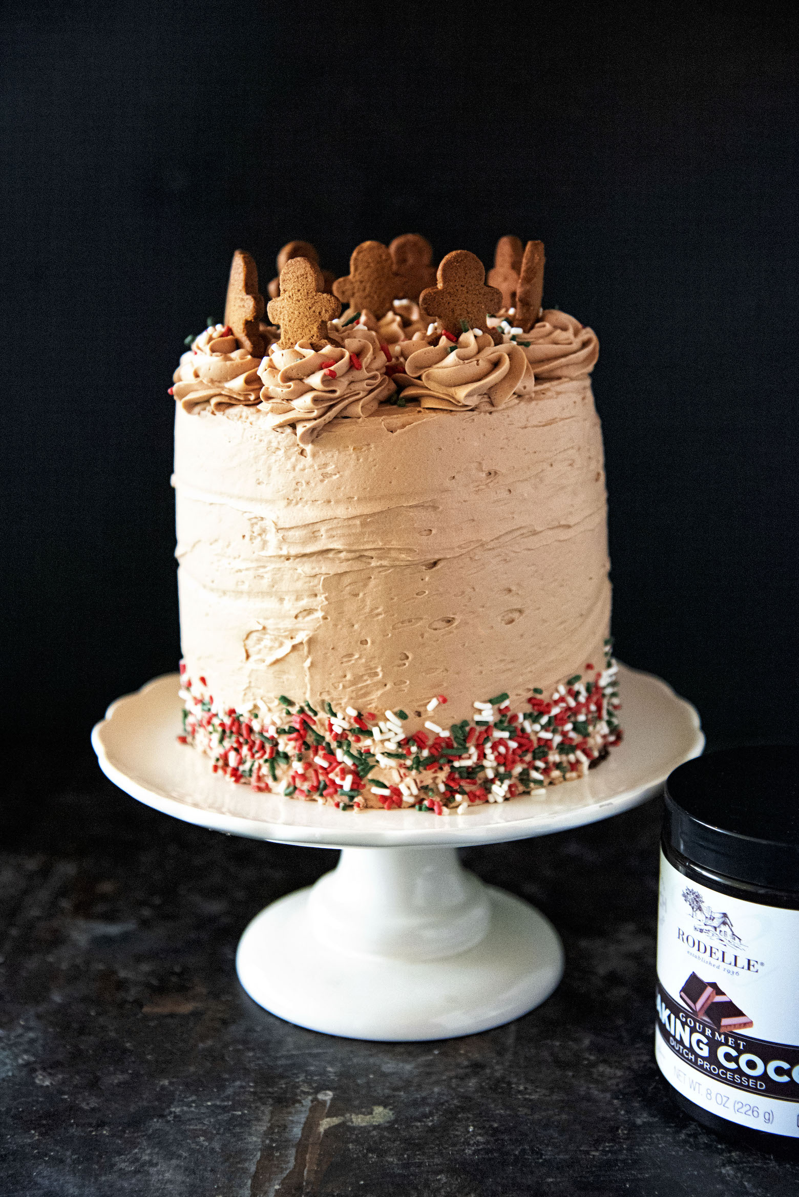 Chocolate Gingerbread Layer Cake