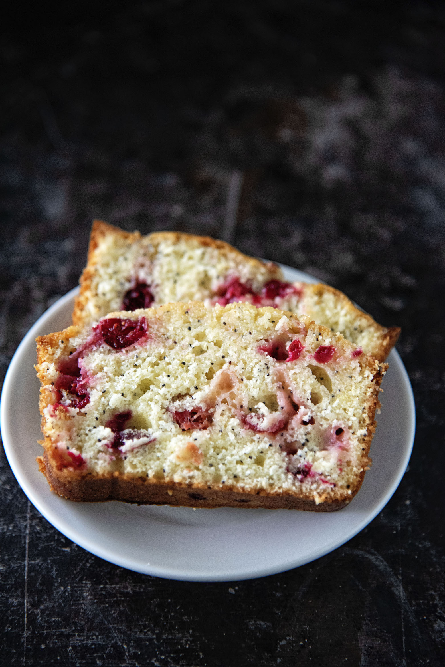 Cranberry Lemon Poppyseed Loaf