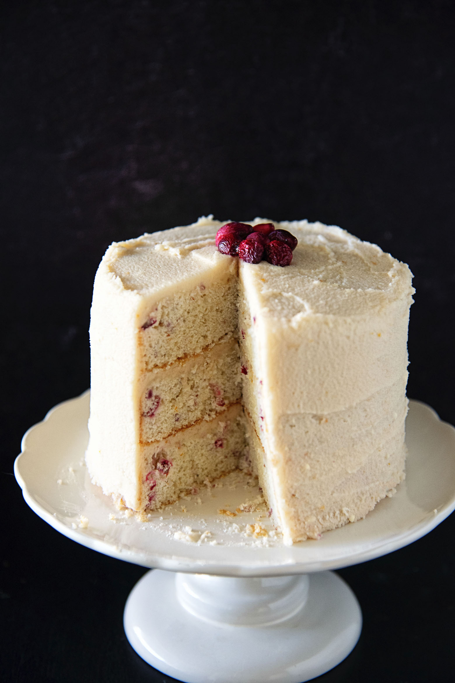 Cranberry Orange Layer Cake