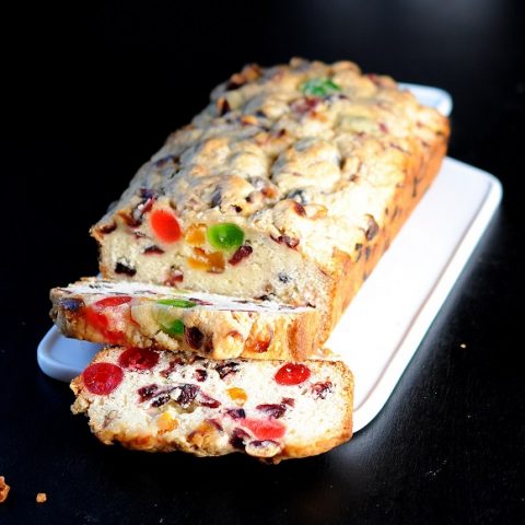 Drunken Orange Cranberry Fruitcake 