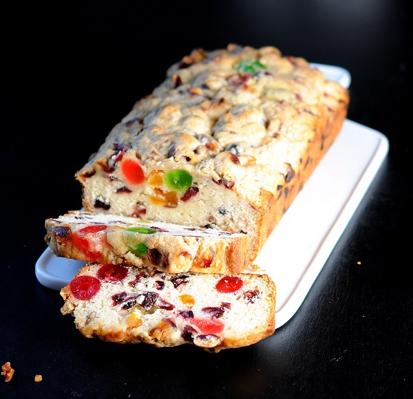 Drunken Orange-Cranberry Fruitcake