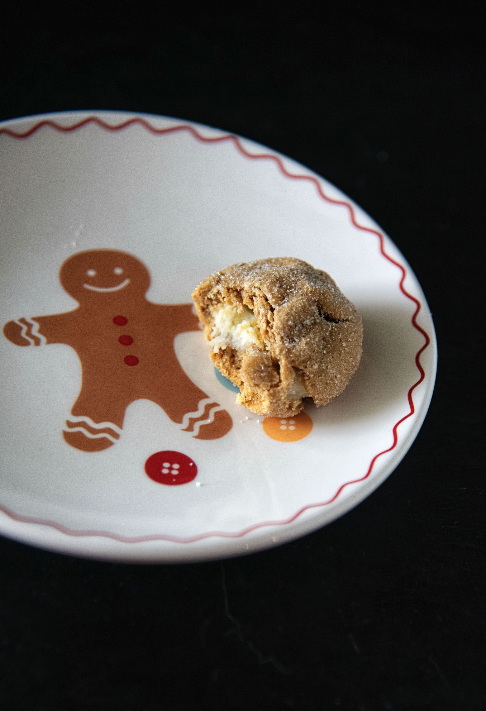 Gingerbread Lemon Cream Cheese Cookies