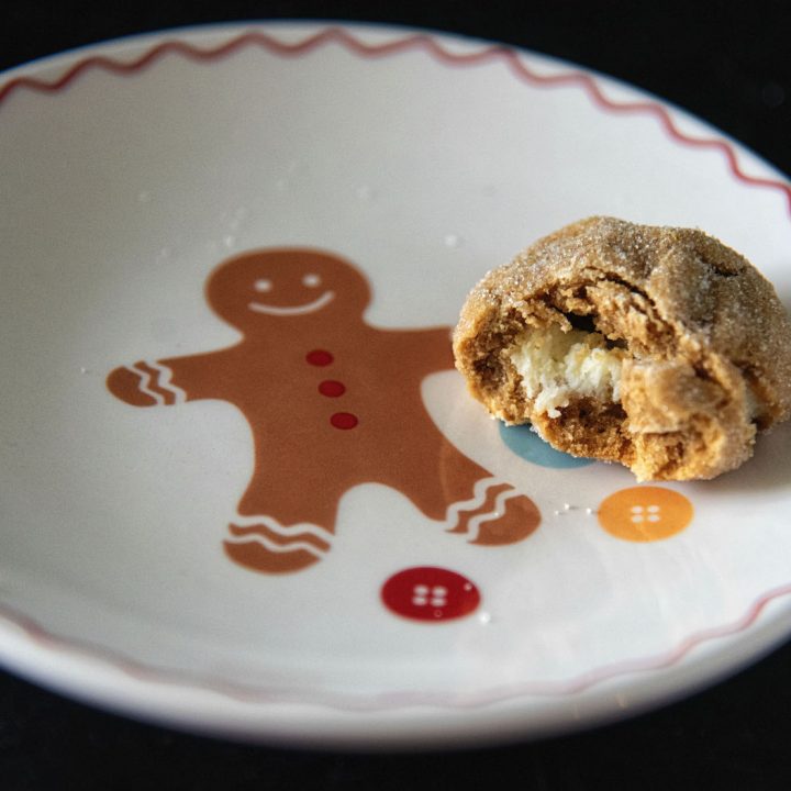 Gingerbread Lemon Cream Cheese Cookies