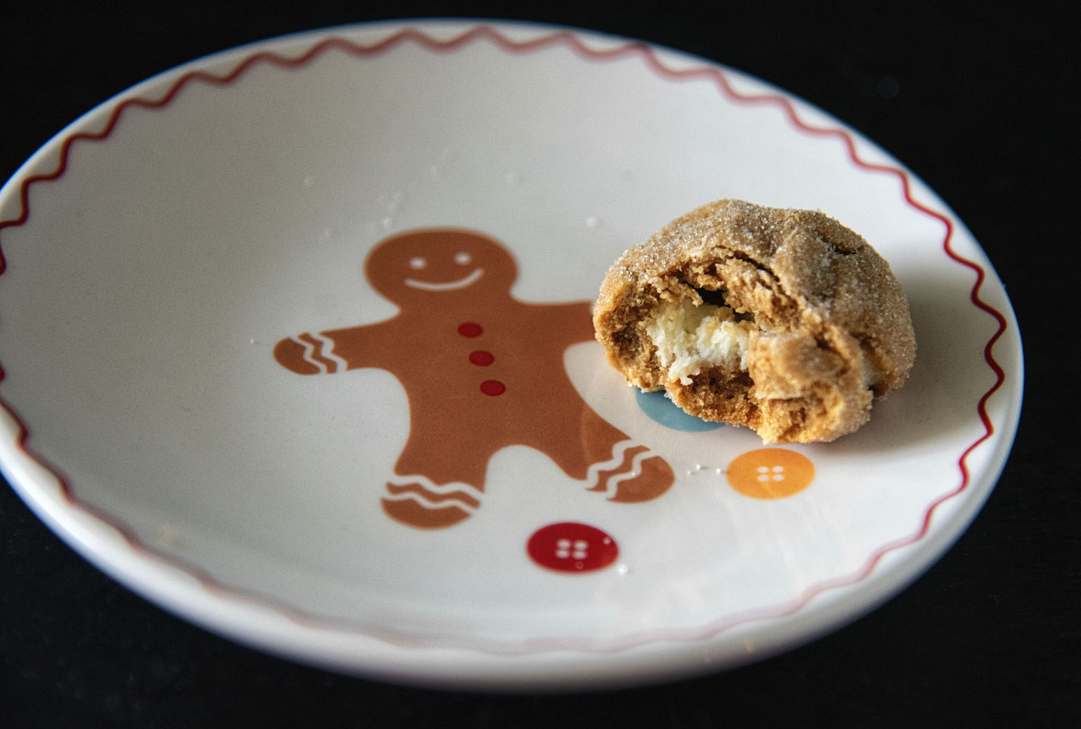 Gingerbread Lemon Cream Cheese Cookies